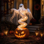 🔥Get 50% OFF👻Swirling Ghost Pumpkin Yard Lamp🎃