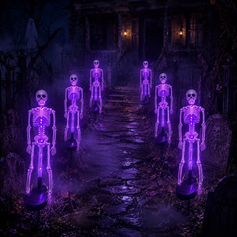 LAST DAY 50% OFF - SOLARSKULL GARDEN LIGHTS WITHEERIE COLOR-CHANGING GLOW