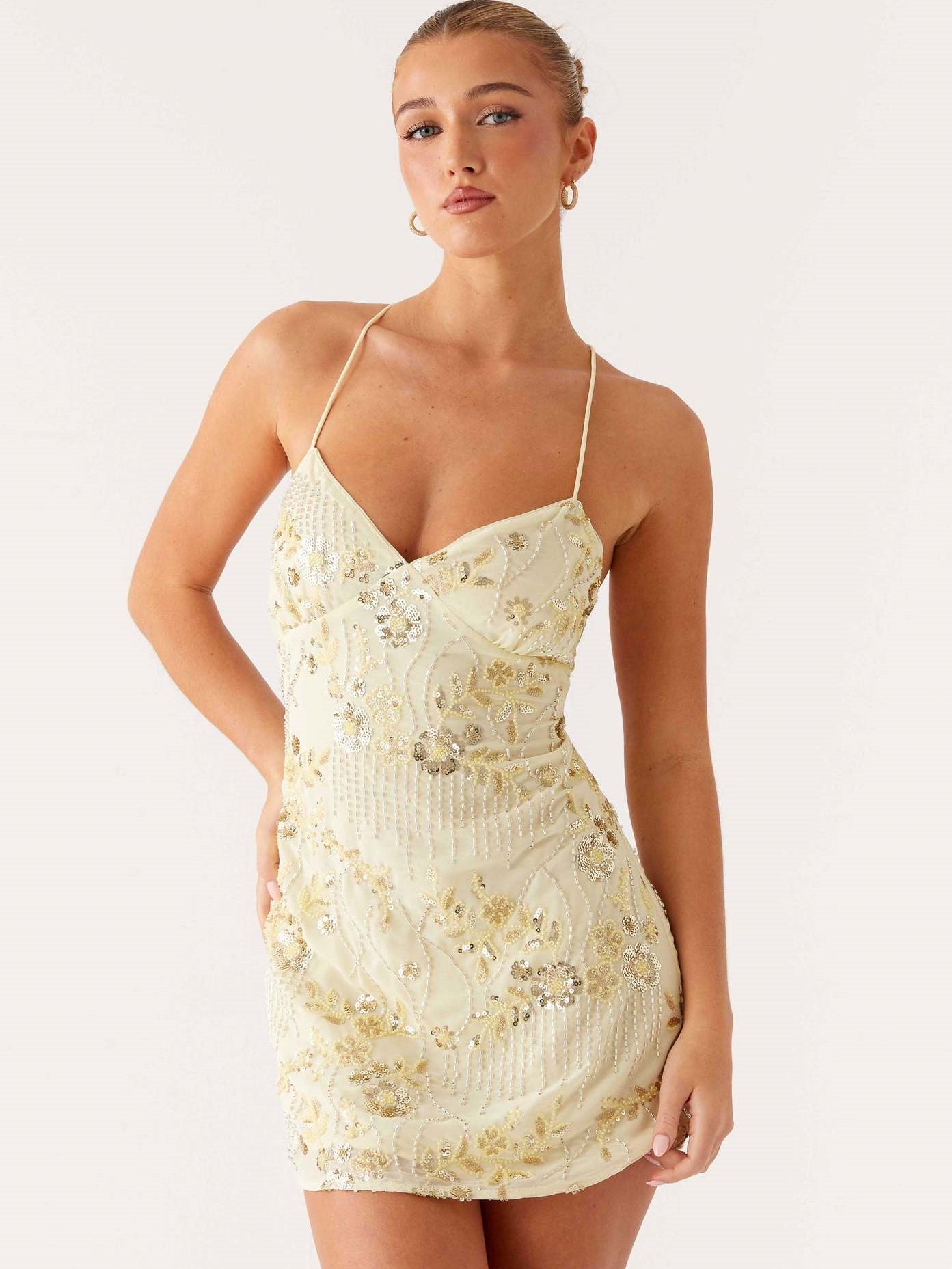 Backless Sequin Mini Dress🛍️