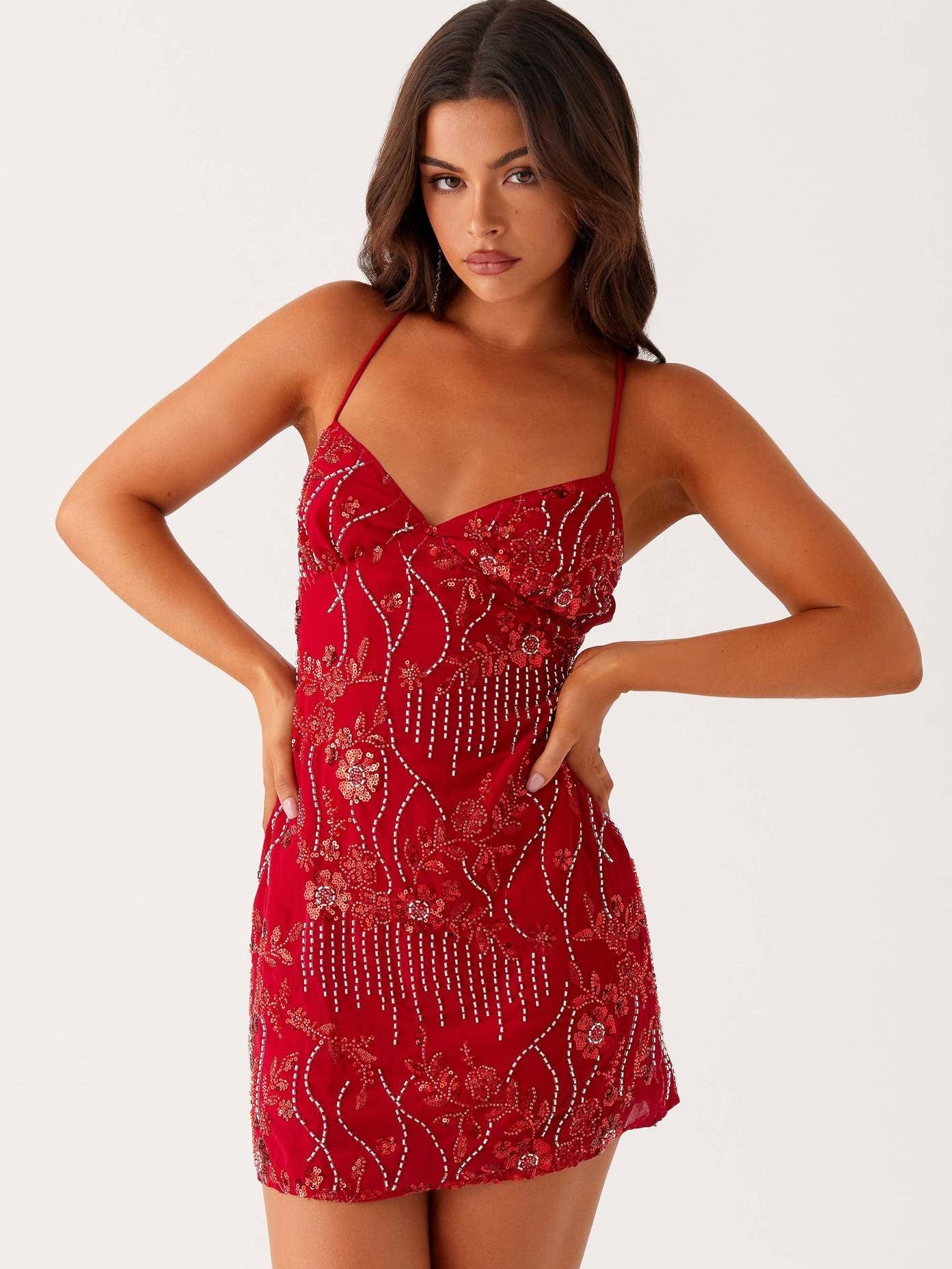 Backless Sequin Mini Dress🛍️