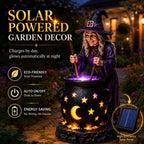 🪄Halloween Witch Glowing Cauldron Solar Light