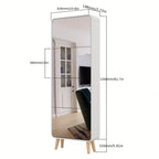 4-Drawer Mirrored Shoe Cabinet, Space-Saving Narrow Organizer with Flip Lids & Wood Legs, Hidden Storage for Up to 16 Pairs Of Shoes