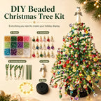 🎄✨ DIY Beaded Christmas Tree Kit – 🎅Create Your Own Sparkling Holiday Decoration(📦Buy 3 Free Shipping)