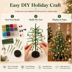 🎄✨ DIY Beaded Christmas Tree Kit – 🎅Create Your Own Sparkling Holiday Decoration(📦Buy 3 Free Shipping)