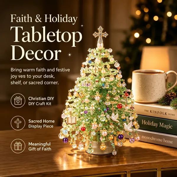 🎄✨ DIY Beaded Christmas Tree Kit – 🎅Create Your Own Sparkling Holiday Decoration(📦Buy 3 Free Shipping)
