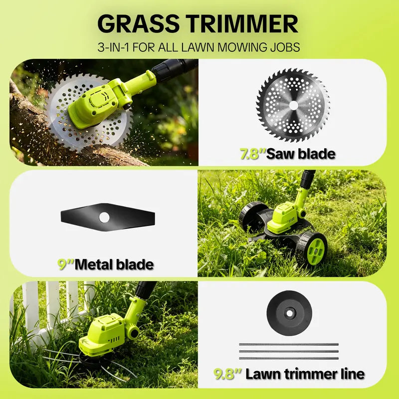 🌿60% OFF TODAY ⚡️3-in-1 Cordless Grass Trimmer