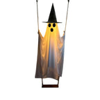 🎁HOT DEAL – Up to 49% OFF🔥Halloween Decorations OutdoorHanging Swing Ghost Halloween Decor with String Lights, Spooky Cute Ghosts Decorations for Front Porch Yard Tree