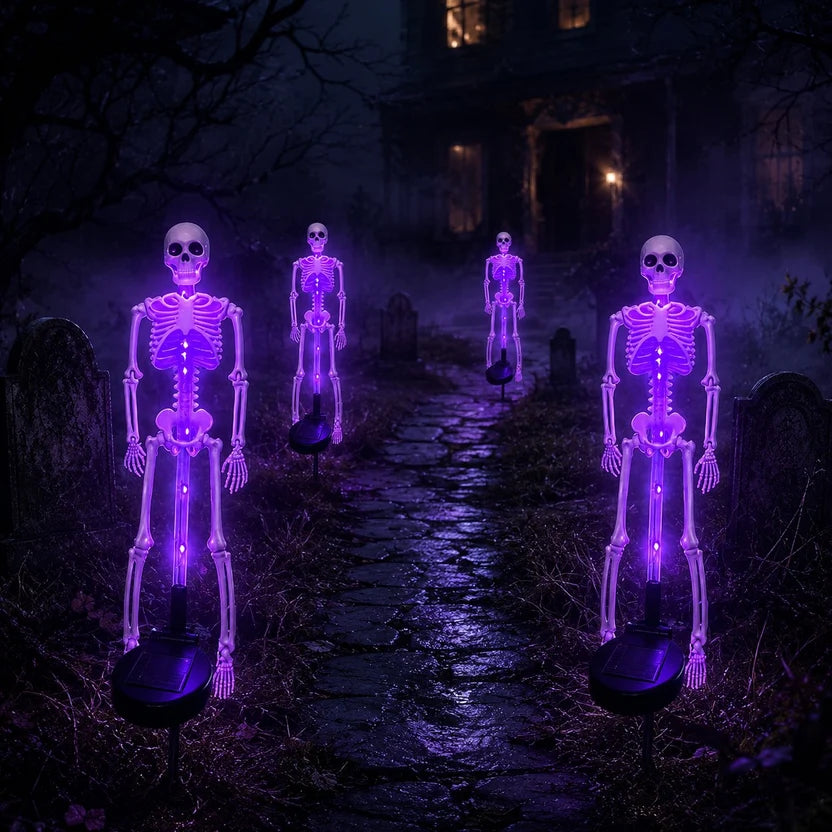 LAST DAY 50% OFF - SOLARSKULL GARDEN LIGHTS WITHEERIE COLOR-CHANGING GLOW