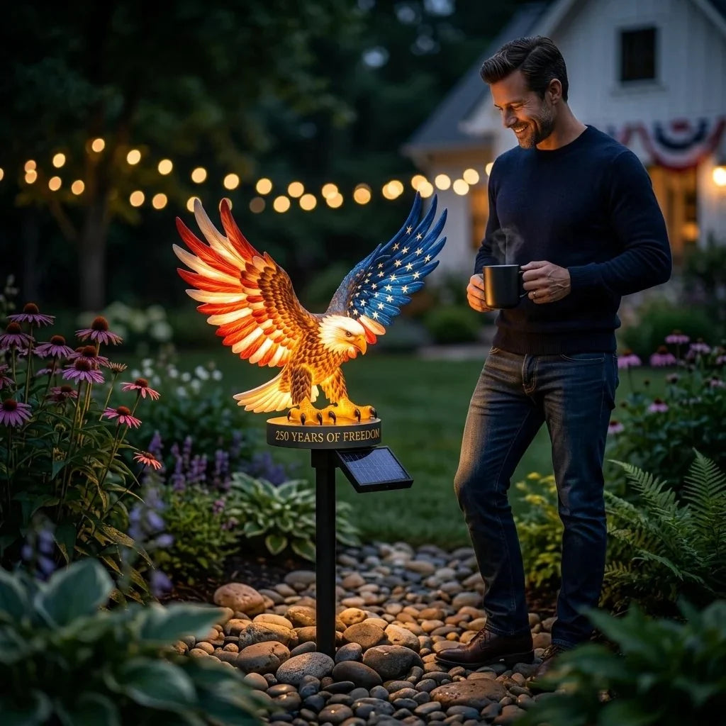 🔥 80% OFF - 🦅Solar Eagle Garden Light