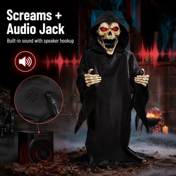 Screaming Reaper Pop-Up Ambush Animatronic🔊