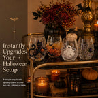 🔥 LAST DAY 40% OFF - 🎃 3D Halloween Glass Cups | Perfect for Parties & Cozy Fall Home Bars