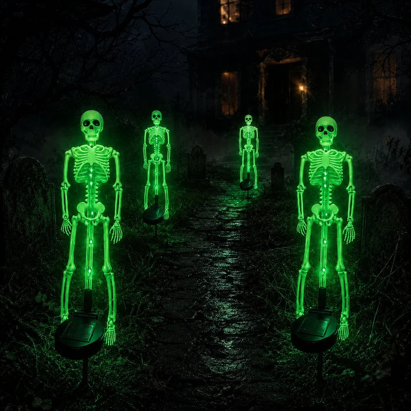LAST DAY 50% OFF - SOLARSKULL GARDEN LIGHTS WITHEERIE COLOR-CHANGING GLOW