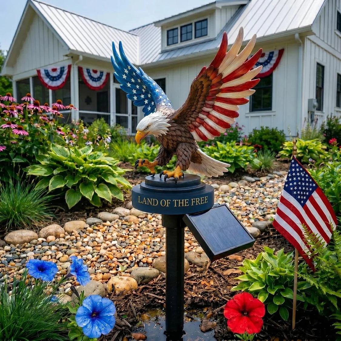 🔥 80% OFF - 🦅Solar Eagle Garden Light