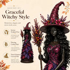 🔥LAST DAY 50% OFF - 🧙‍♀️Enchanted Autumn Witch Figurine