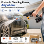 Cordless Pressure Washer Kit – Portable Cleaning for Cars, Patios & More