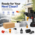 Cordless Pressure Washer Kit – Portable Cleaning for Cars, Patios & More