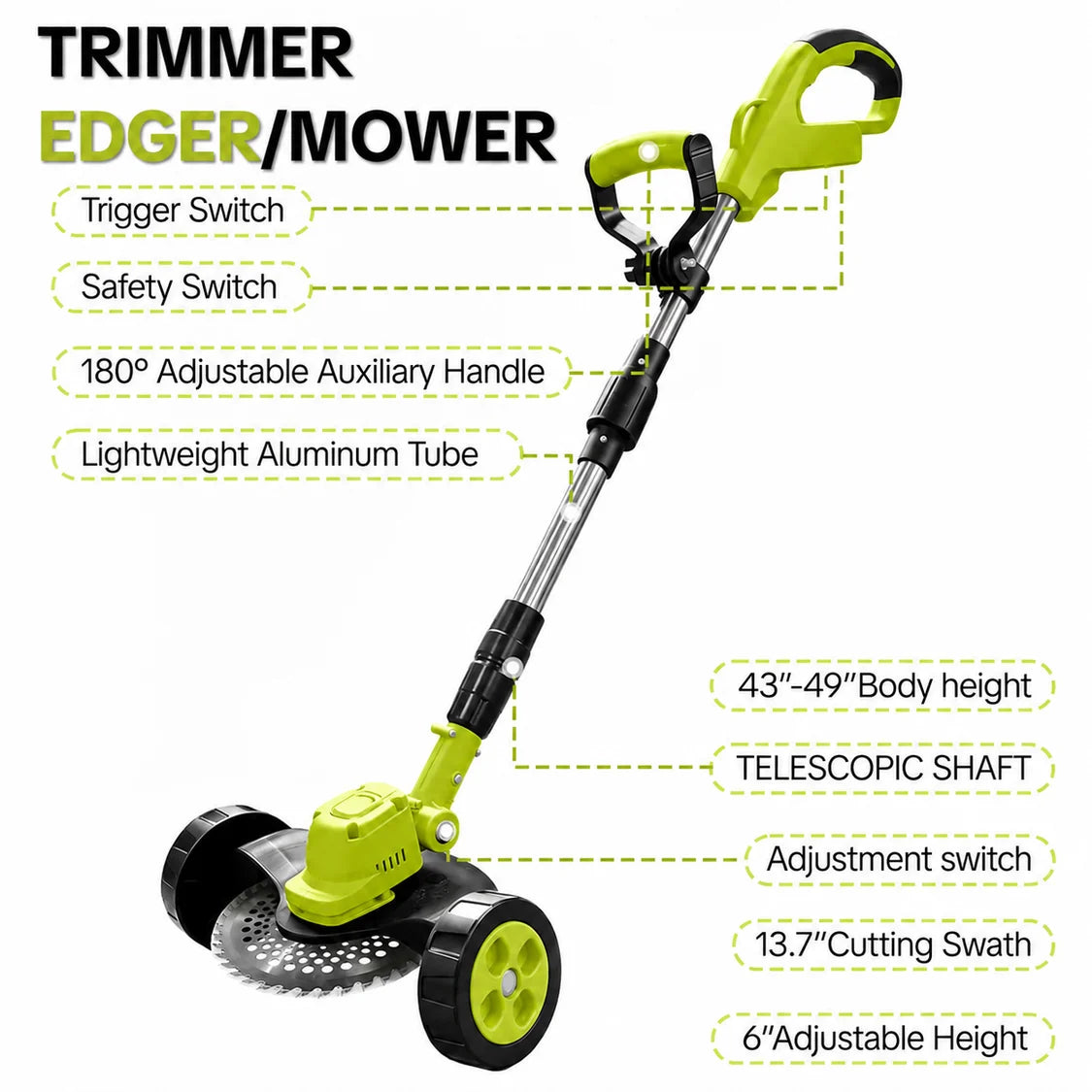 🌿60% OFF TODAY ⚡️3-in-1 Cordless Grass Trimmer