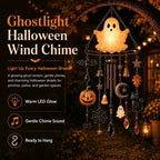 👻 Haunted Glow Ghost Wind Chime