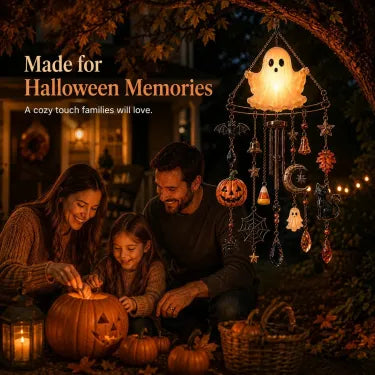 👻 Haunted Glow Ghost Wind Chime
