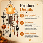 👻 Haunted Glow Ghost Wind Chime