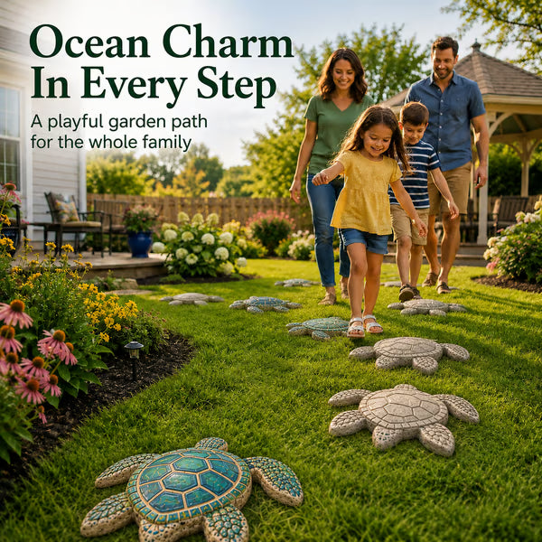 🔥LAST DAY 50% OFF - 🌊 Reusable Ocean Theme Garden Art Mold – Make Your Garden Truly One of a Kind