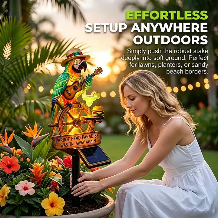 🔥Last Day 70% OFF🔥🌴 PARROT GUITAR SOLAR GARDEN LIGHT