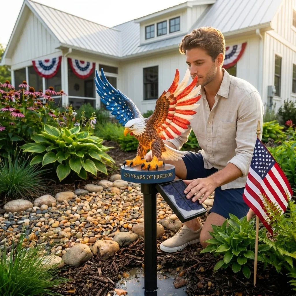 🔥 80% OFF - 🦅Solar Eagle Garden Light
