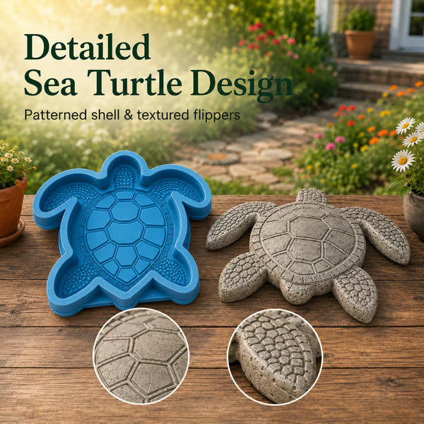 🔥LAST DAY 50% OFF - 🌊 Reusable Ocean Theme Garden Art Mold – Make Your Garden Truly One of a Kind