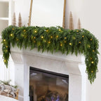 🏆2026 HOT SALE💥 Pre-lit Christmas Cedar Garland