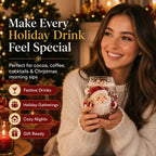 Magical Christmas 3D Glass Cup Collection – Santa, Reindeer, Snowman & Christmas Tree