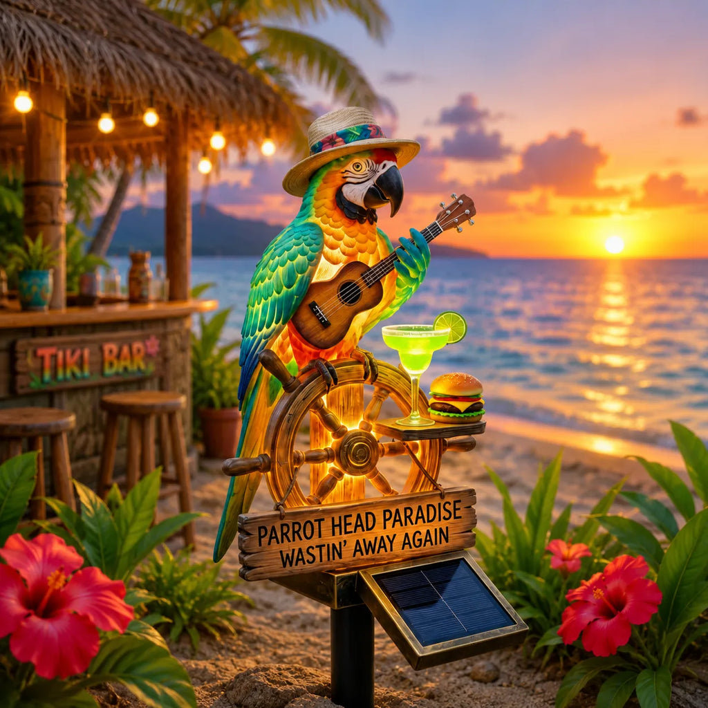 🔥Last Day 70% OFF🔥🌴 PARROT GUITAR SOLAR GARDEN LIGHT